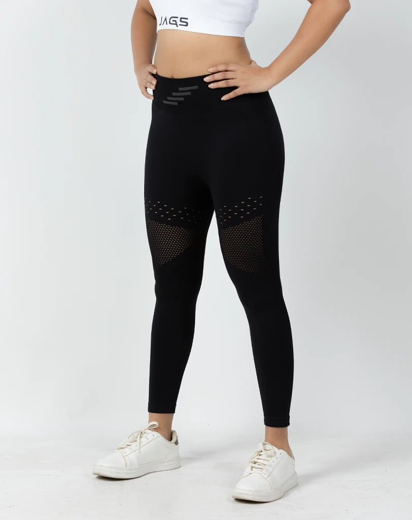 ALONG FIT Women's Mesh Yoga Leggings with Side Cameroon